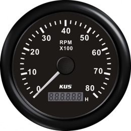 Тахометр для лодочного мотора KUS BB 8000 об/мин (KY07206)